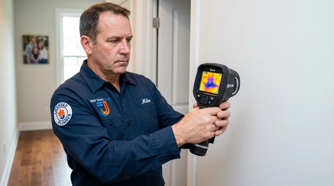 Thermal imaging leak detection by Johns Plumbing LLC in Brent